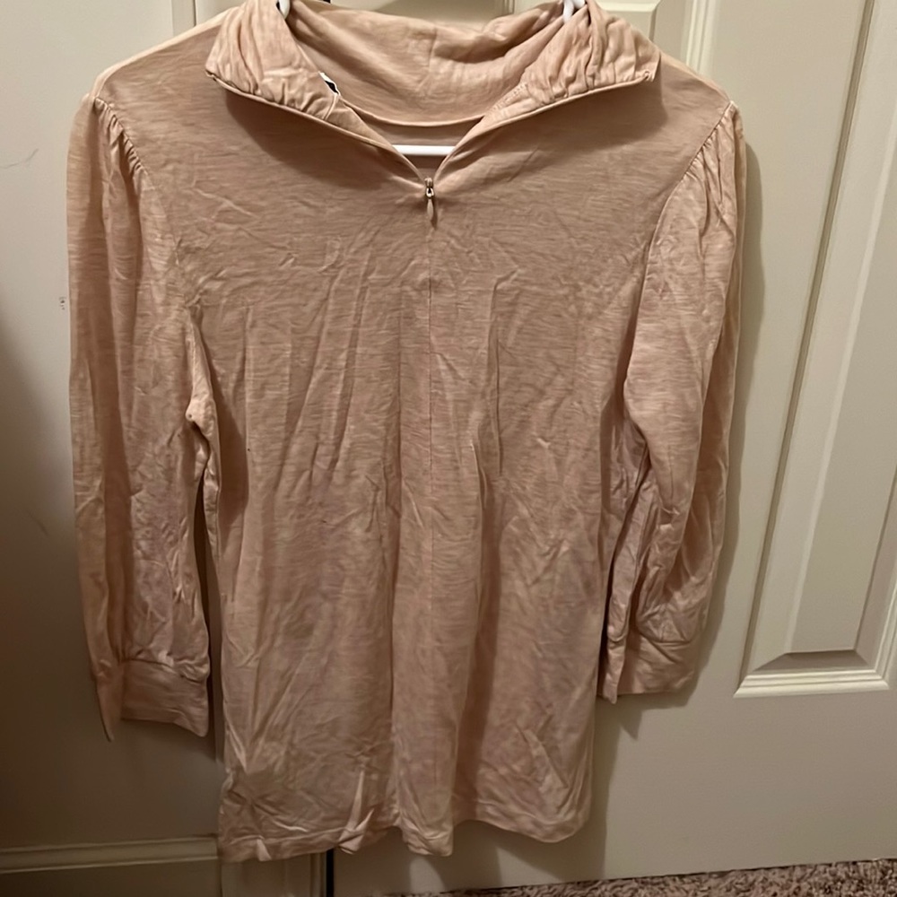 Banana republic zipper top size medium